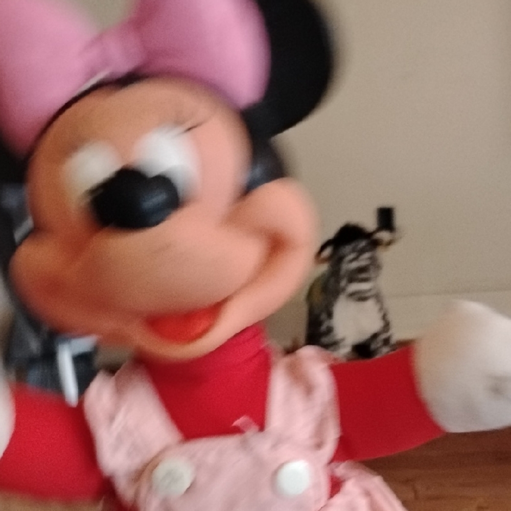 Disney Minnie Mouse Plush with Pink Dress